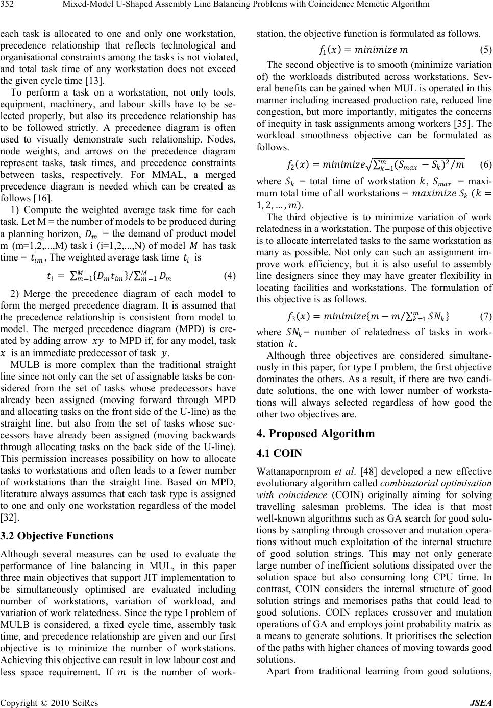 Mixed-Model U-Shaped Assembly Line Balancing Problems with Coincidence ...