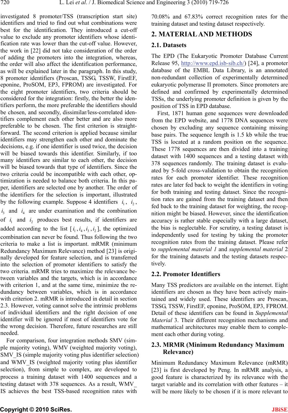 A novel voting system for the identification of eukaryotic genome promoters