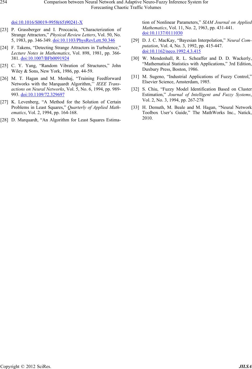 Comparison between Neural Network and Adaptive Neuro-Fuzzy Inference ...