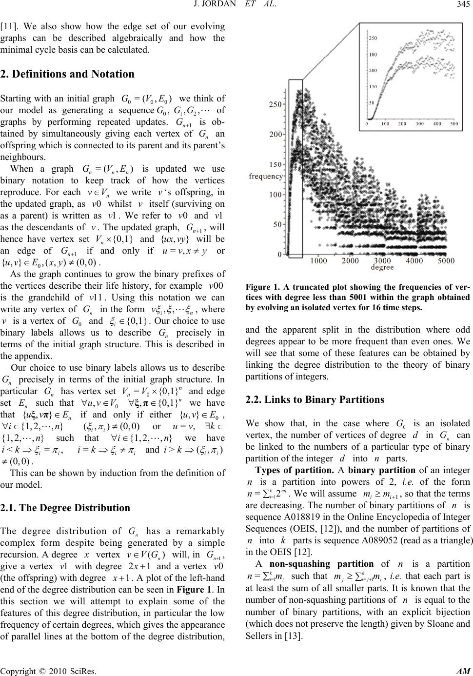 Further Properties Further Properties of Reproducing Graphs