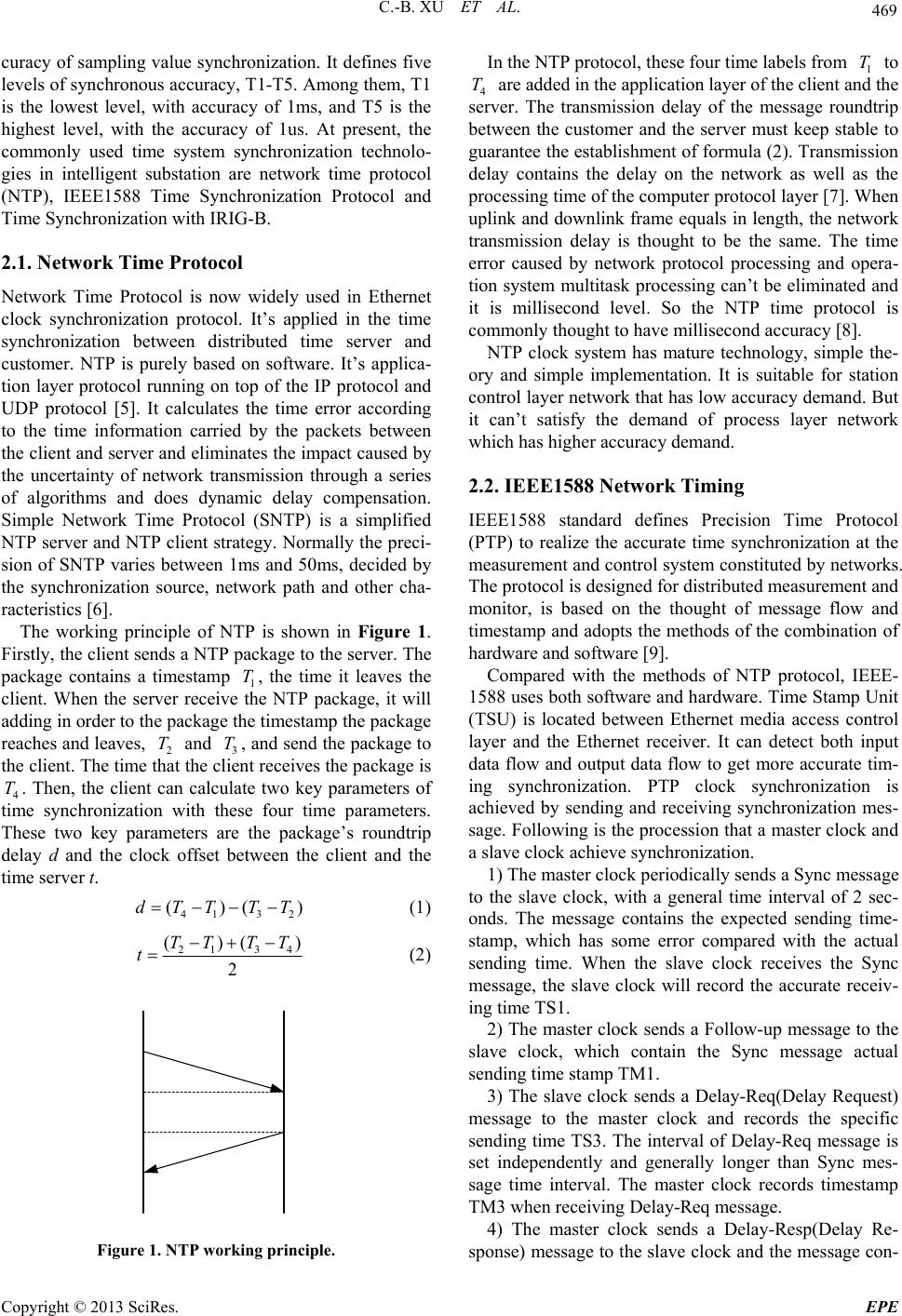 The Research of Intelligent Substation Time Synchronization System and ...