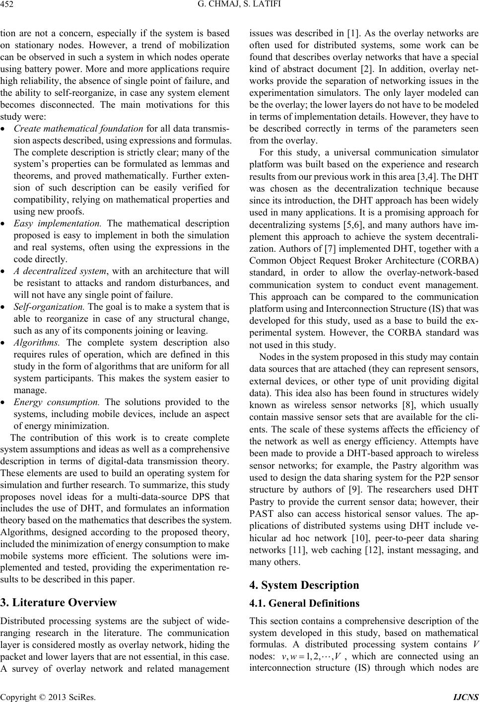 Decentralization of a Multi Data Source Distributed Processing System ...