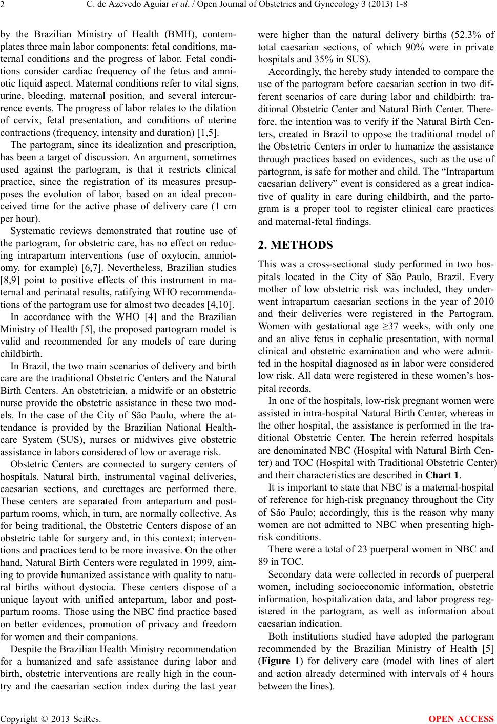 Use of the partogram in labor: Analysis of its application in different ...