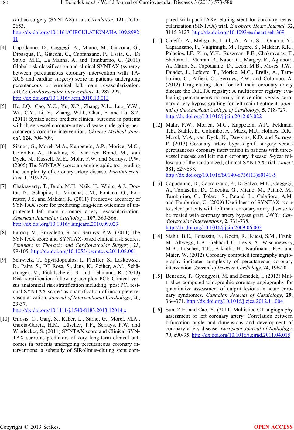 Incremental value of preprocedural coronary computed tomographic ...