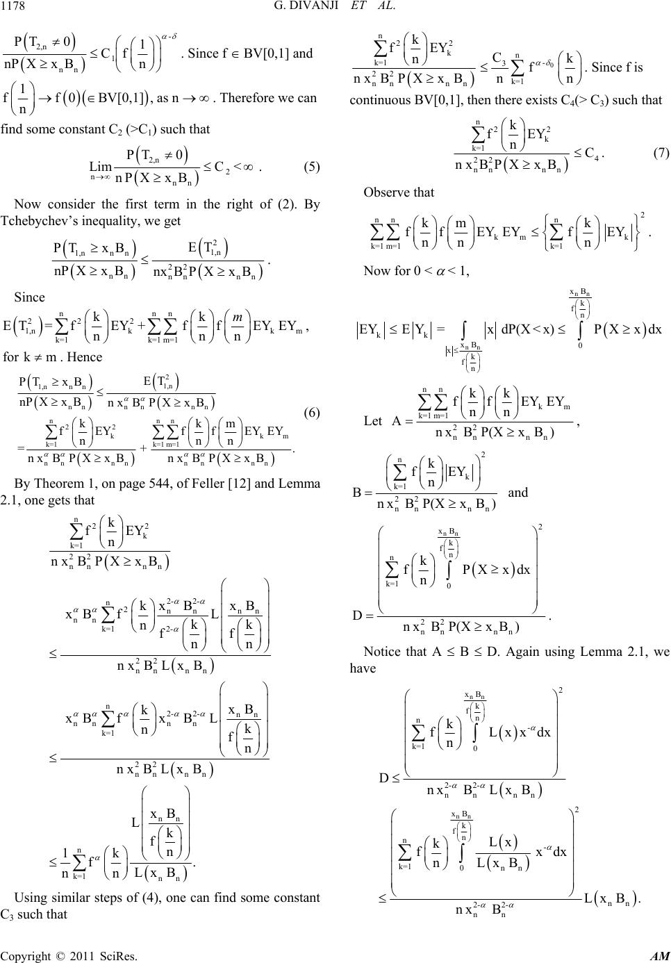 A Precise Asymptotic Behaviour of the Large Deviation Probabilities for ...